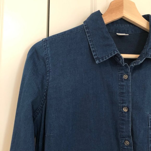 Old Navy Denim Shirt Dress - Picture 3 of 14
